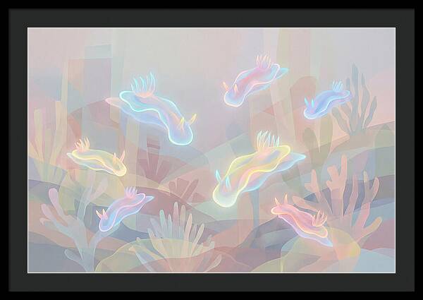 Nudibranchs In Neon Colors