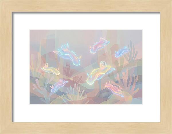 Nudibranchs In Neon Colors