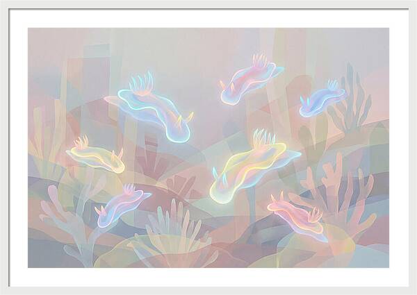 Nudibranchs In Neon Colors