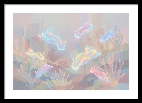 Nudibranchs In Neon Colors