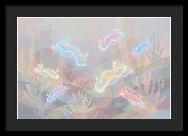 Nudibranchs In Neon Colors