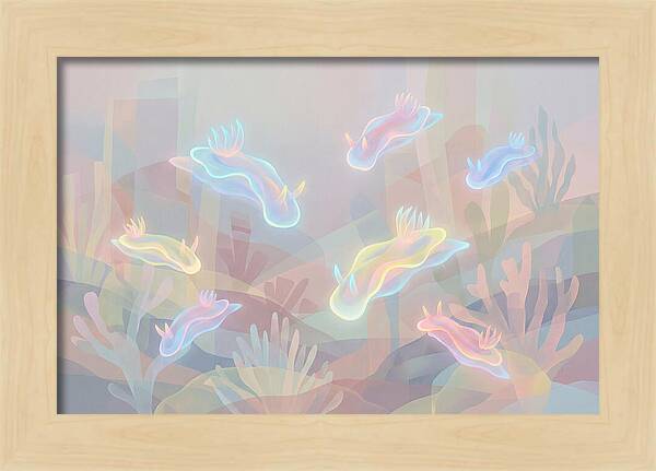 Nudibranchs In Neon Colors