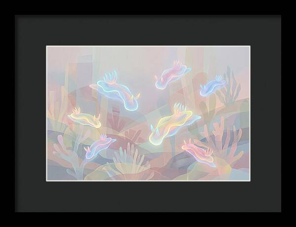 Nudibranchs In Neon Colors