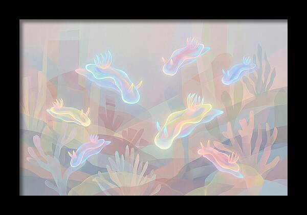 Nudibranchs In Neon Colors
