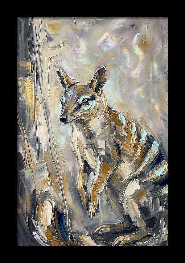 Numbat In Abstract Hues