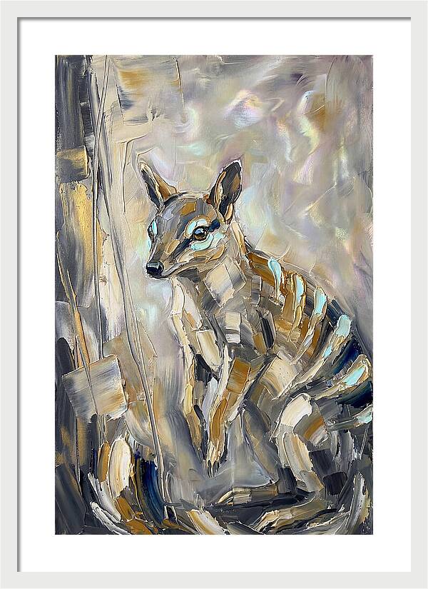 Numbat In Abstract Hues