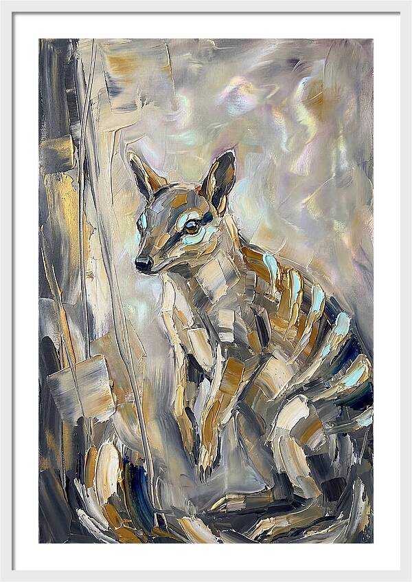 Numbat In Abstract Hues