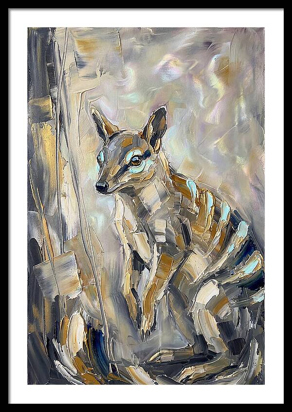 Numbat In Abstract Hues