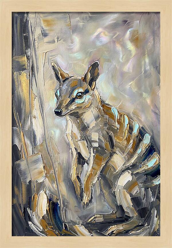 Numbat In Abstract Hues