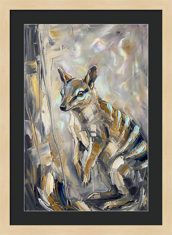 Numbat In Abstract Hues