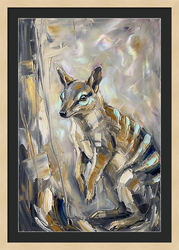 Numbat In Abstract Hues