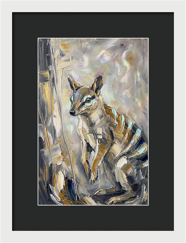 Numbat In Abstract Hues
