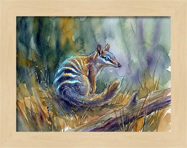 Numbat In Natures Embrace