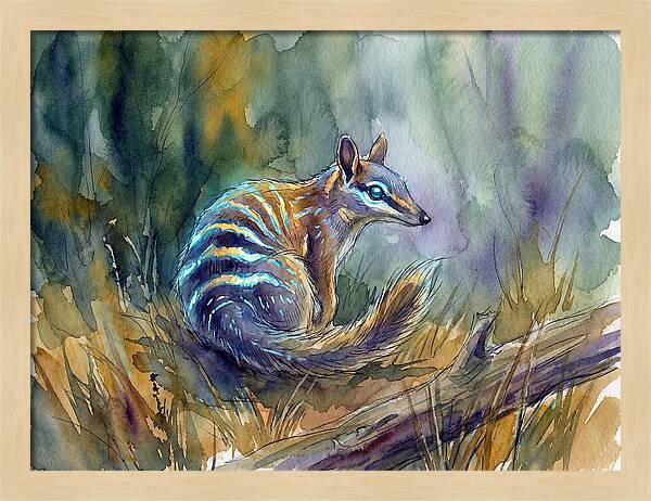 Numbat In Natures Embrace