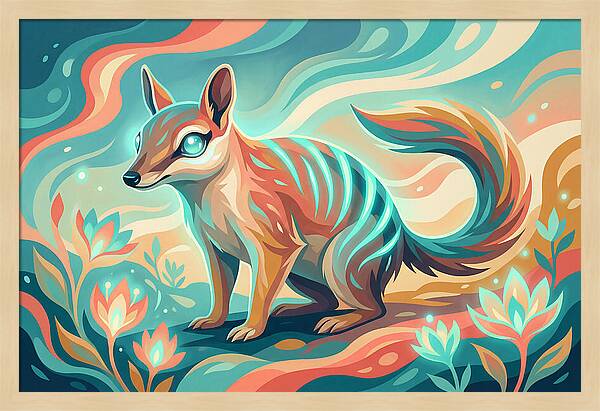 Numbat In Vibrant Colors