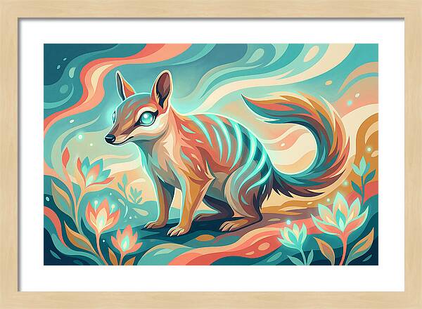 Numbat In Vibrant Colors