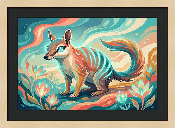Numbat In Vibrant Colors