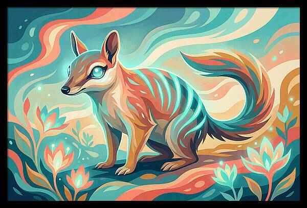 Numbat In Vibrant Colors