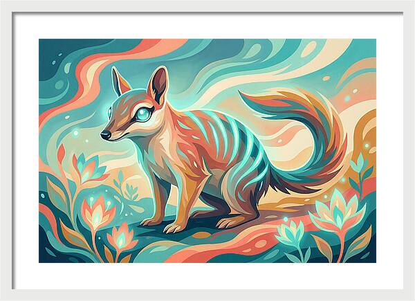 Numbat In Vibrant Colors