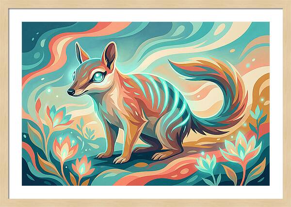 Numbat In Vibrant Colors