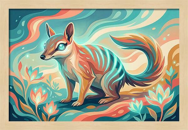 Numbat In Vibrant Colors