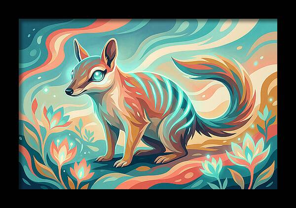 Numbat In Vibrant Colors
