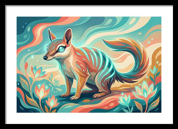 Numbat In Vibrant Colors