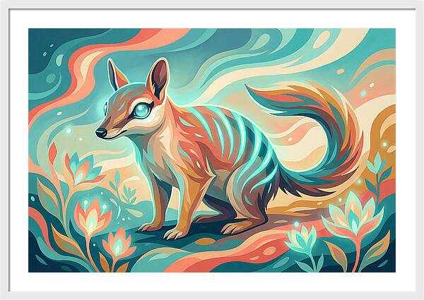 Numbat In Vibrant Colors