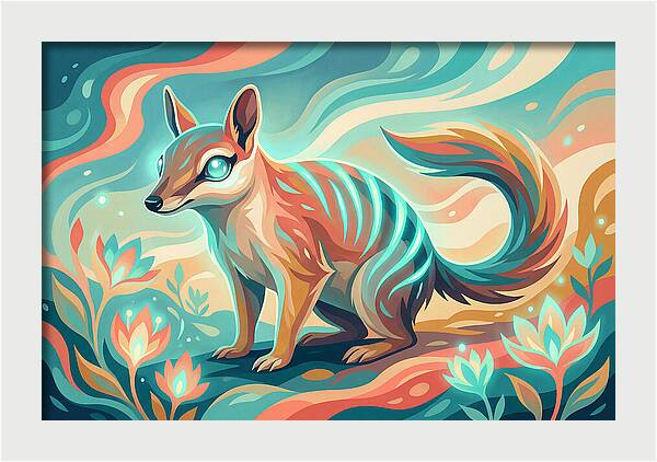 Numbat In Vibrant Colors