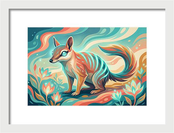 Numbat In Vibrant Colors