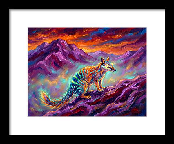 Numbat In Vibrant Landscape