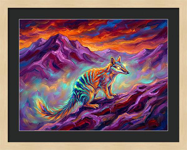 Numbat In Vibrant Landscape