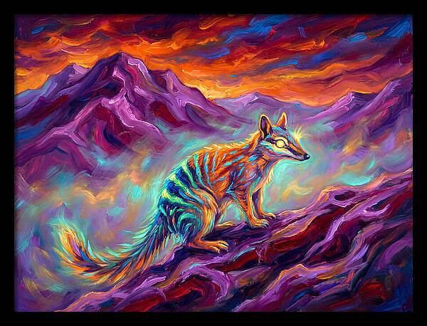 Numbat In Vibrant Landscape