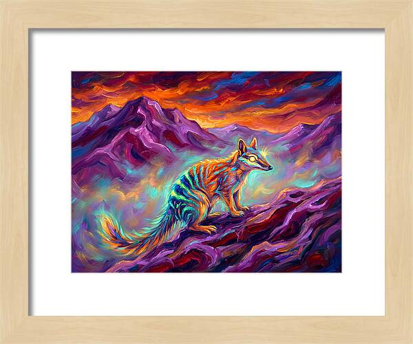 Numbat In Vibrant Landscape