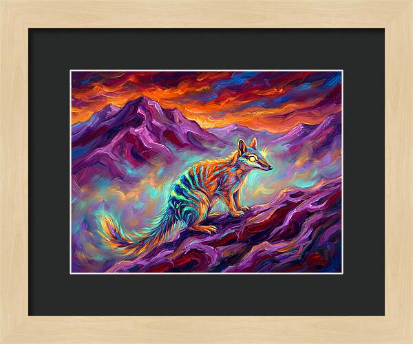 Numbat In Vibrant Landscape