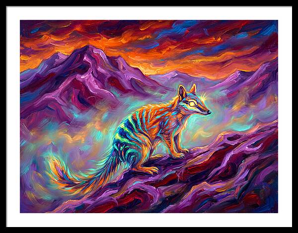 Numbat In Vibrant Landscape
