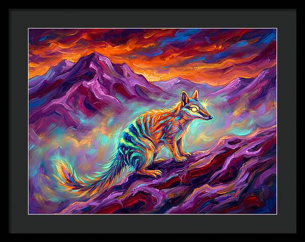 Numbat In Vibrant Landscape