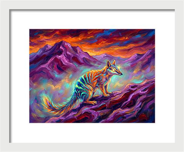 Numbat In Vibrant Landscape