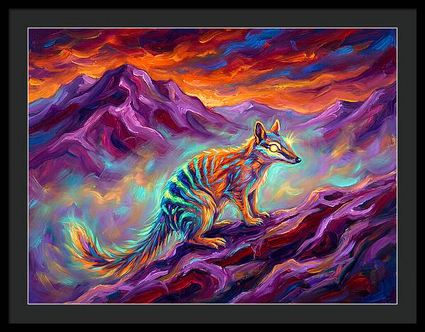 Numbat In Vibrant Landscape