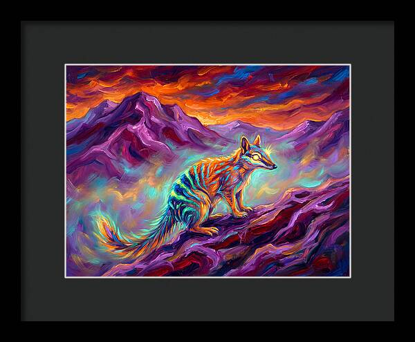 Numbat In Vibrant Landscape