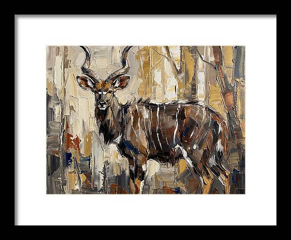 Nyala Amongst The Trees