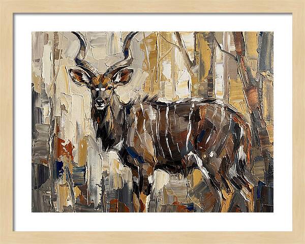 Nyala Amongst The Trees