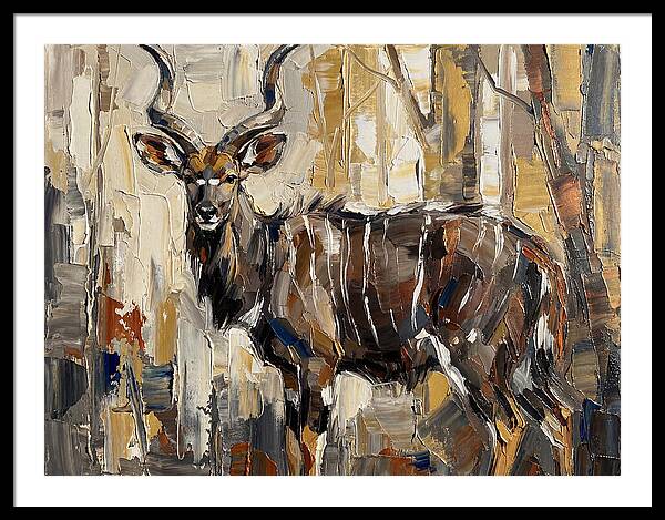 Nyala Amongst The Trees
