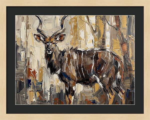 Nyala Amongst The Trees