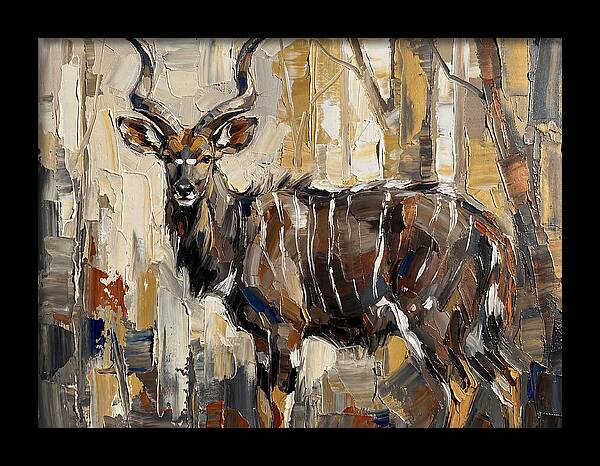 Nyala Amongst The Trees
