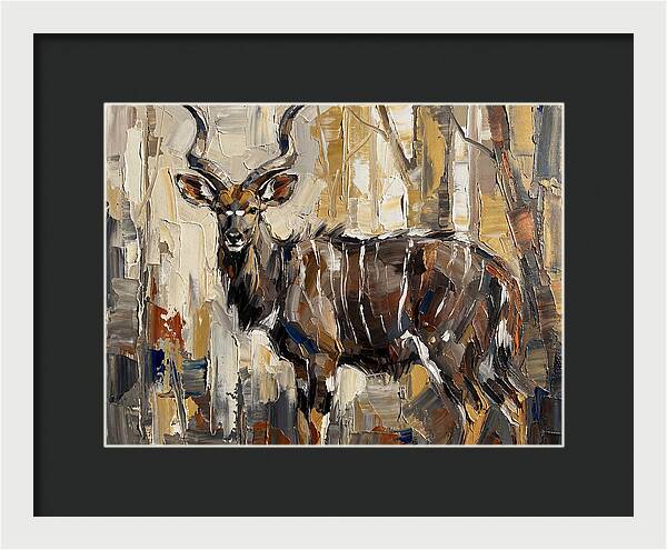 Nyala Amongst The Trees