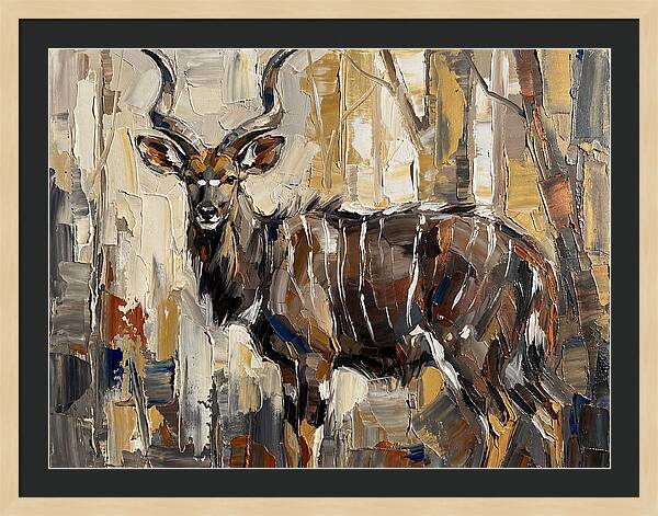 Nyala Amongst The Trees