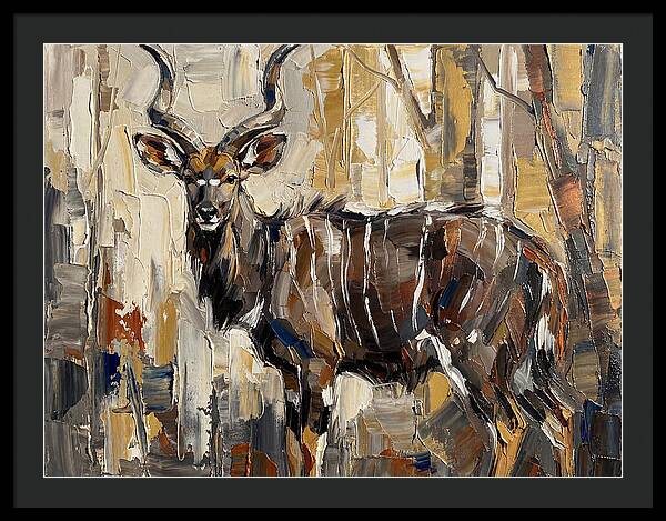 Nyala Amongst The Trees