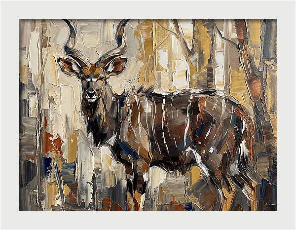 Nyala Amongst The Trees