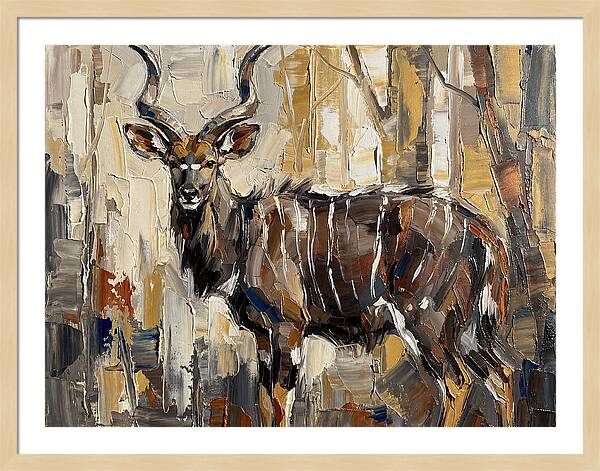 Nyala Amongst The Trees
